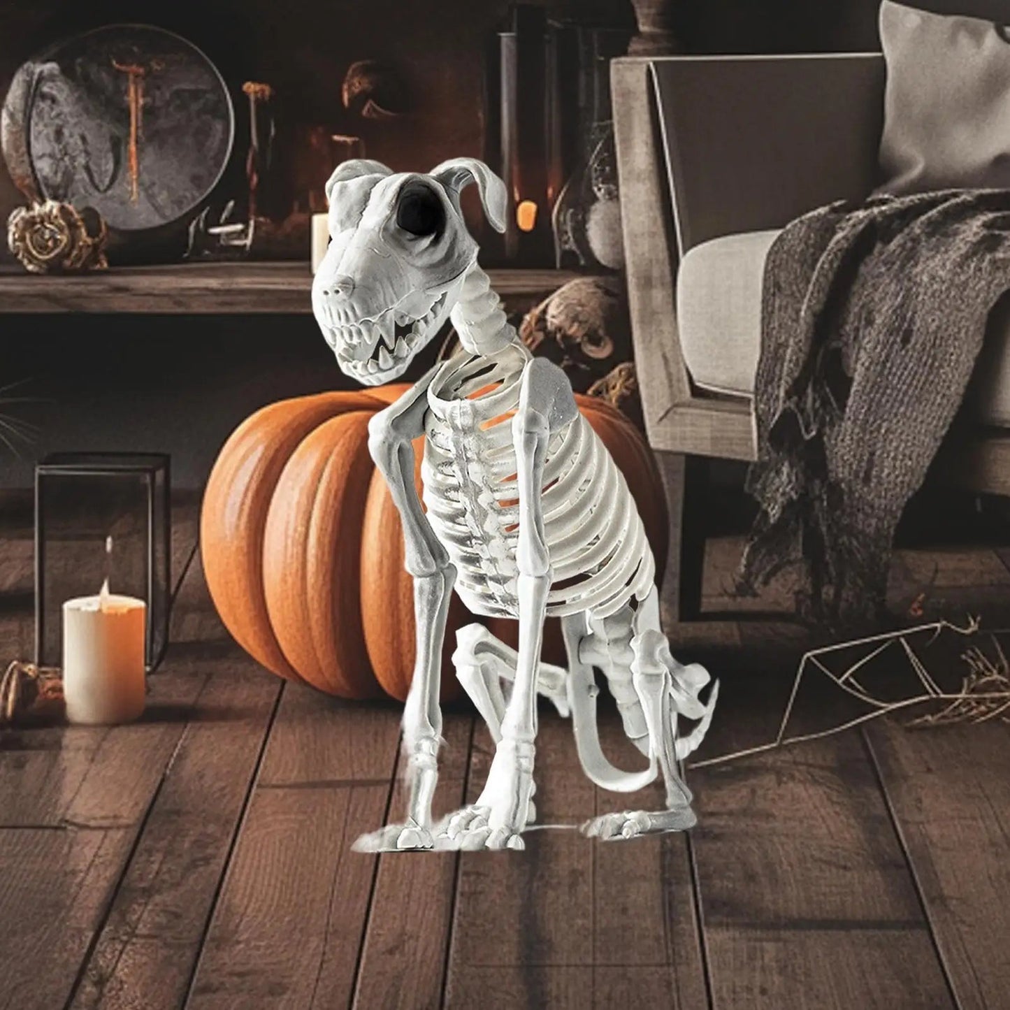 Creepy Skull Pet Halloween Decoration Figure - Cofik