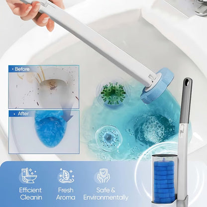 Soft Bristle Toilet Brush with Replaceable Head