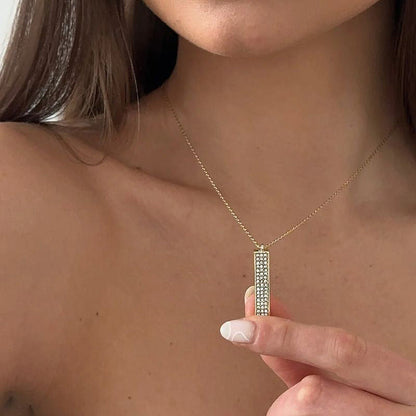 Sparkly Crystal Pendant Necklace