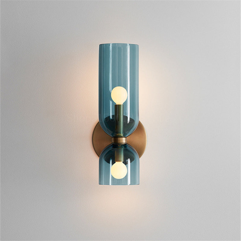 Clear Glass Panel Wall Lamp Fixture - Cofik