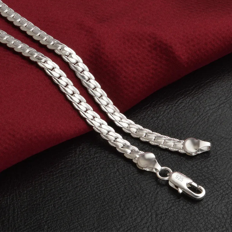Simple Silver Bar Necklace for Ladies Perfect Gift