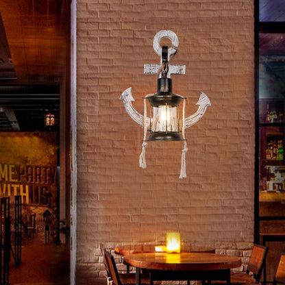Rustic Nautical LED Wall Lamp