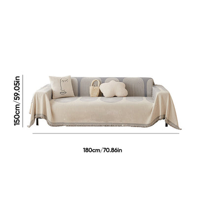 Plush Reversible Couch Slipcover