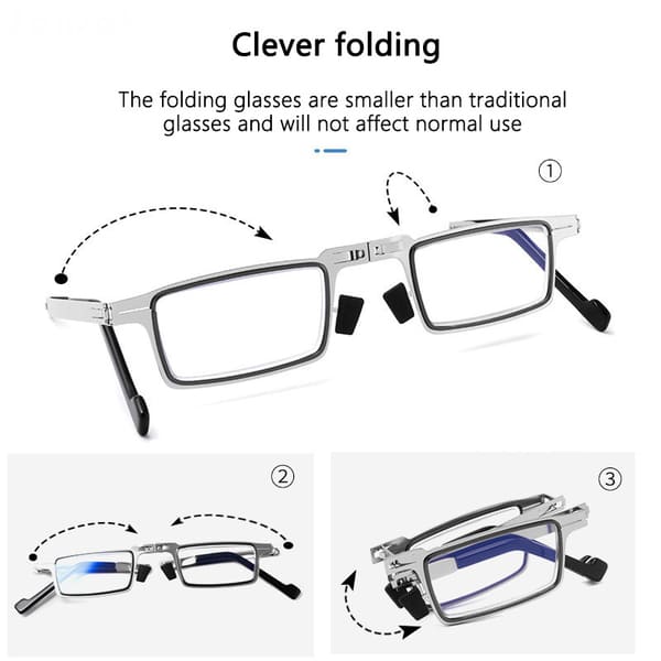 Stylish Anti Blue Light Folding Reading Glasses