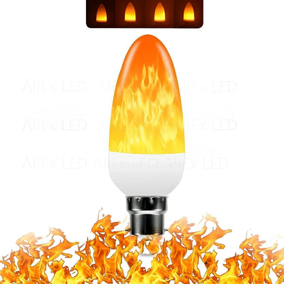 Warm Flickering Flame Table Lamp