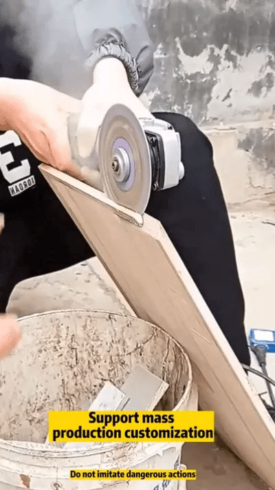 Tile Edge Chamfering Tool
