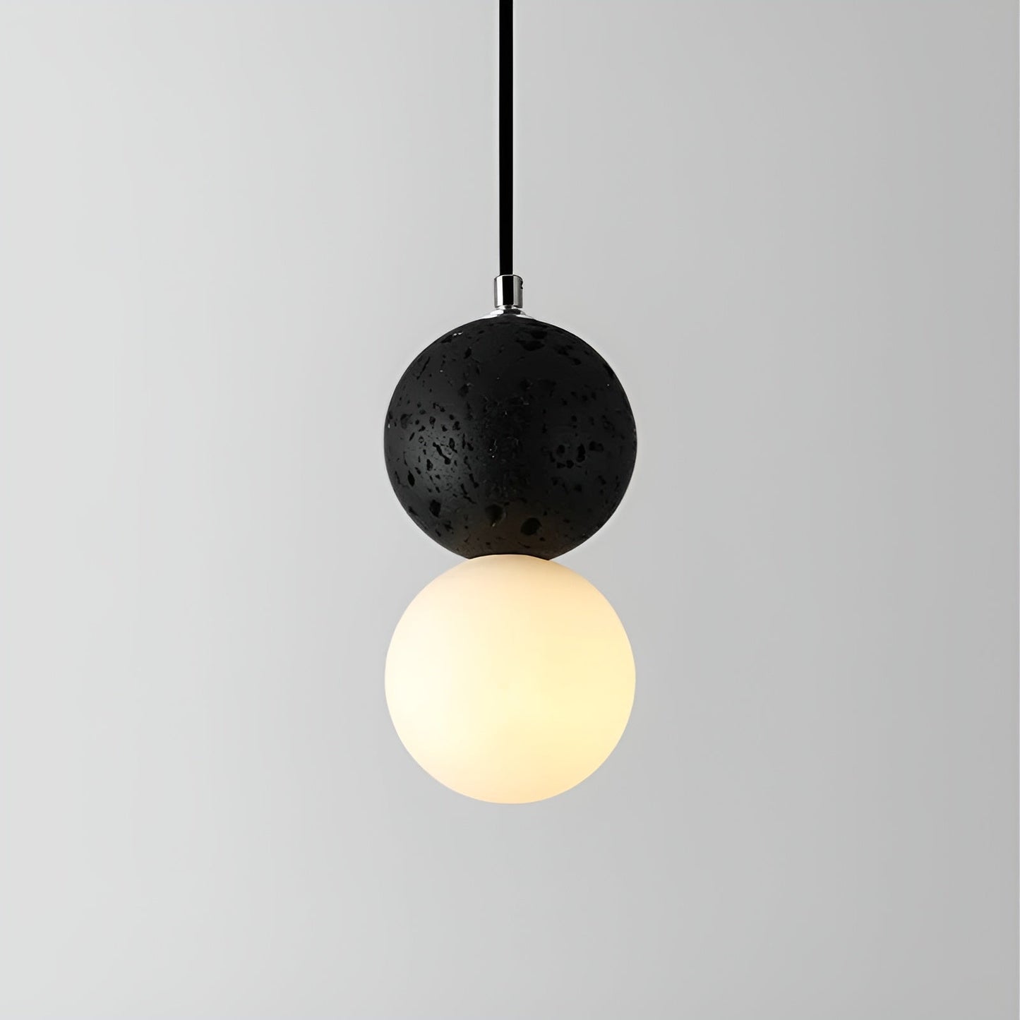 Round Glass Pendant Light