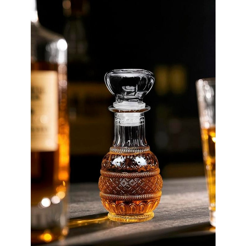 Small Antique Glass Wine Decanter