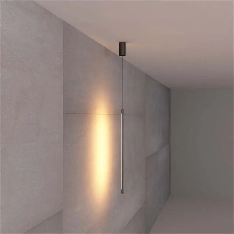 Stylish Dark Metal Hanging Bedside Light