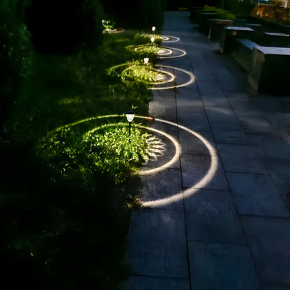 Bright Solar Powered Garden Lamp Set