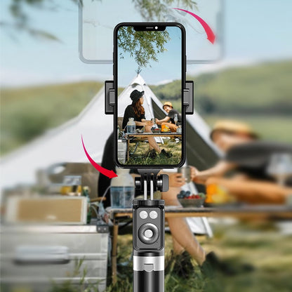 Portable 6in1 Selfie Stick With LED Light