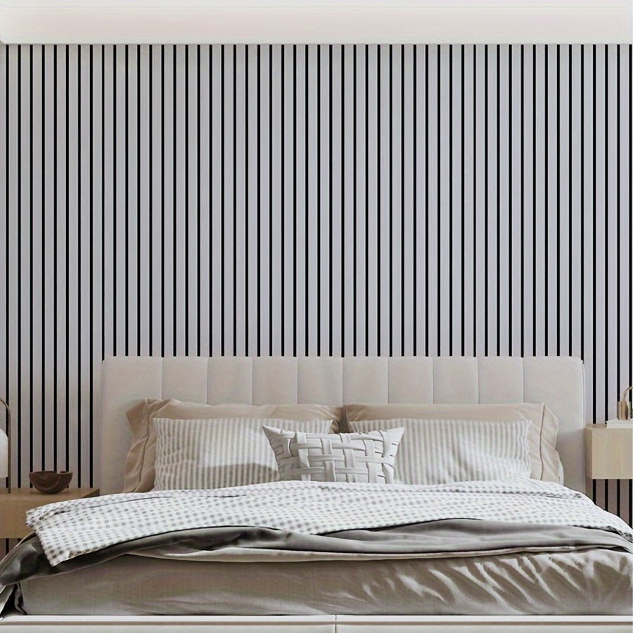 Decorative Wood Grain Wall Stickers 3D PVC Panels