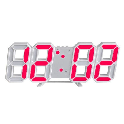Modern Digital LED Wall Clock with Adjustable Brightness