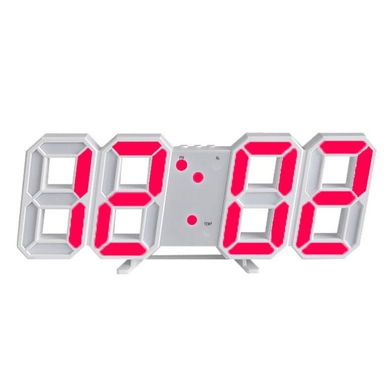 Modern Digital LED Wall Clock with Adjustable Brightness