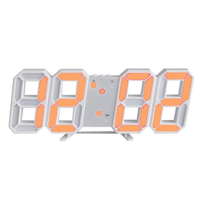 Modern Digital LED Wall Clock with Adjustable Brightness