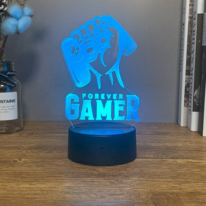3D LED Gamer Lamp