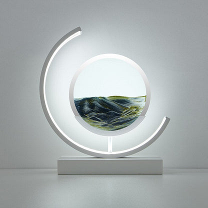 Oceanic Shell Glass Table Lamp