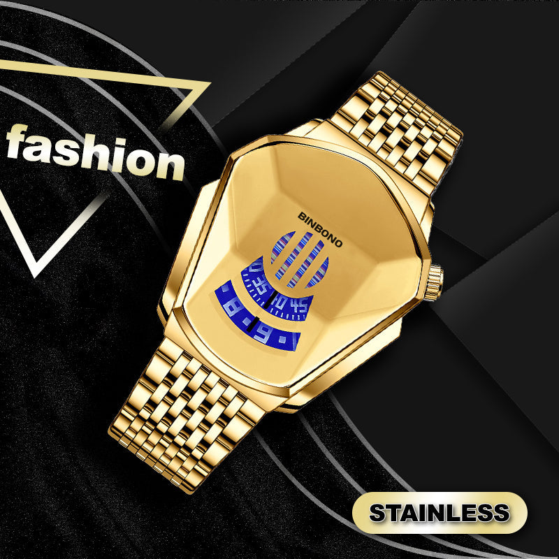 Men's Luxury Quartz Diamond Watch