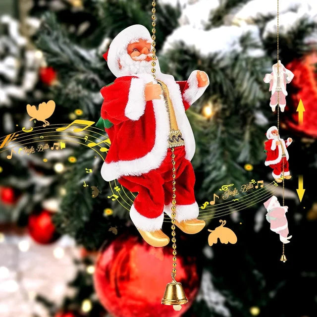 Fun Christmas Climbing Santa Decoration