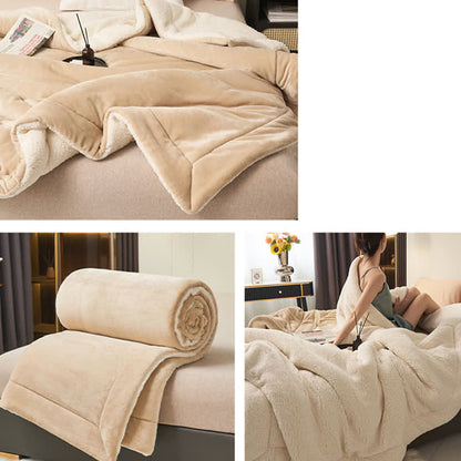 Plush Reversible Square Area Rug – Dense & Cozy