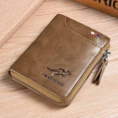 Secure Men's PU Leather RFID Wallet
