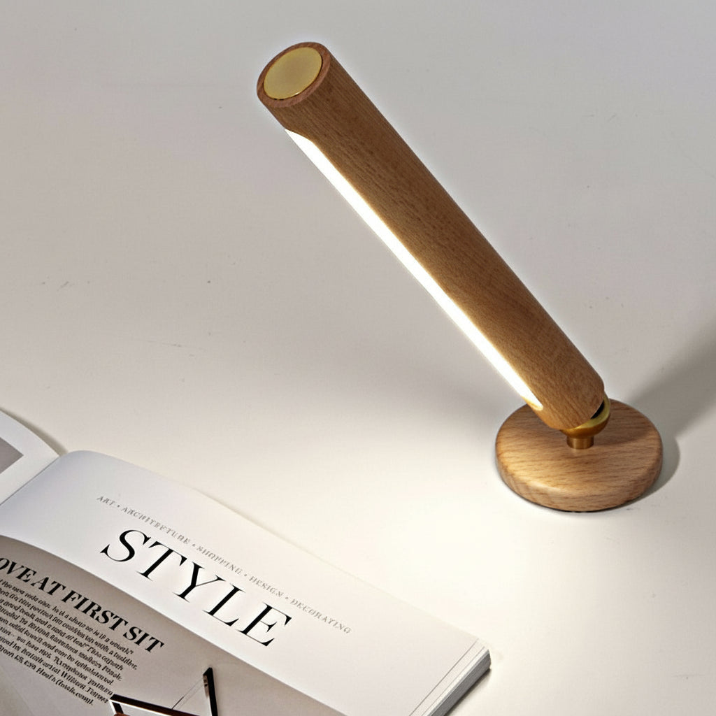 Compact LED Wall Lamp - Adjustable USB Rechargeable Sconce