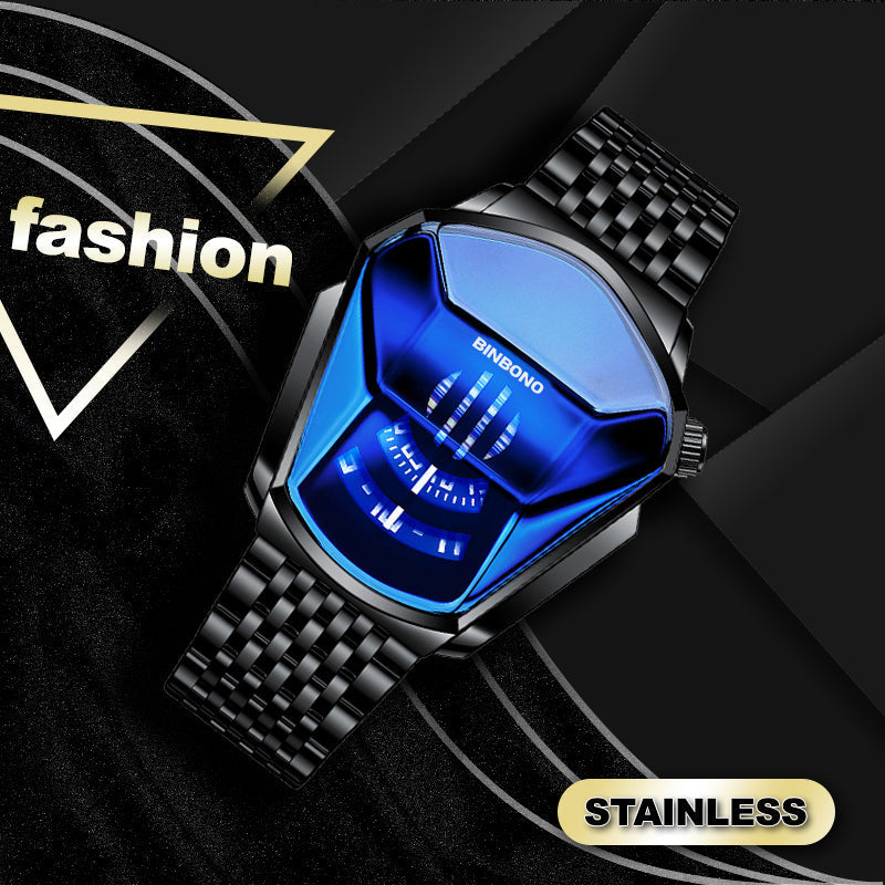 Men's Luxury Quartz Diamond Watch