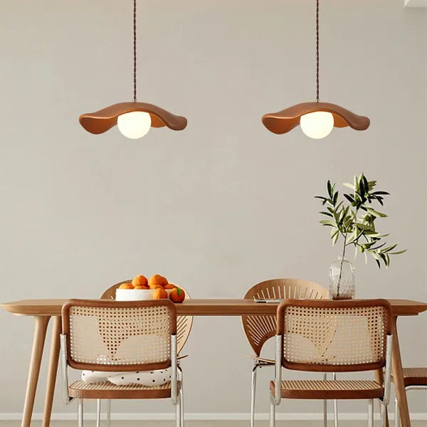 Elegant Natural Leaf Pendant Light