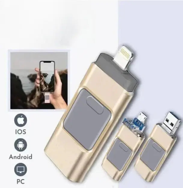 Compact 4-in-1 USB Flash Drive Storage - Cofik