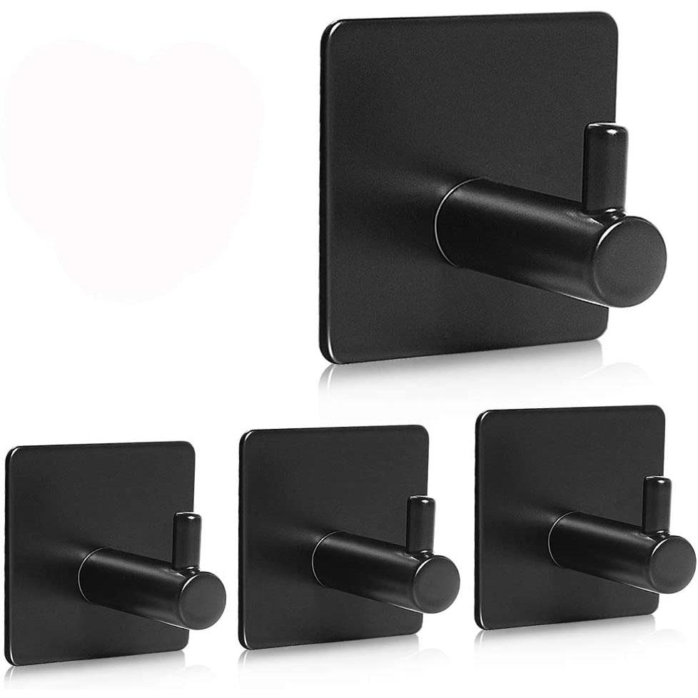 Strong 4-Pack Stainless Steel Heavy Duty Wall Hooks - Cofik