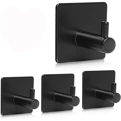 Strong 4-Pack Stainless Steel Heavy Duty Wall Hooks - Cofik
