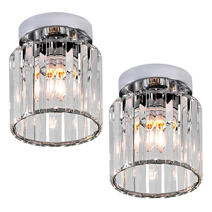 Luxury Glass Semi Flush Ceiling Light