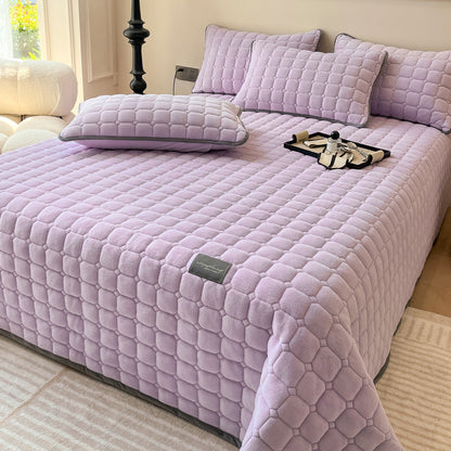 Plush Microfiber Bed Cover