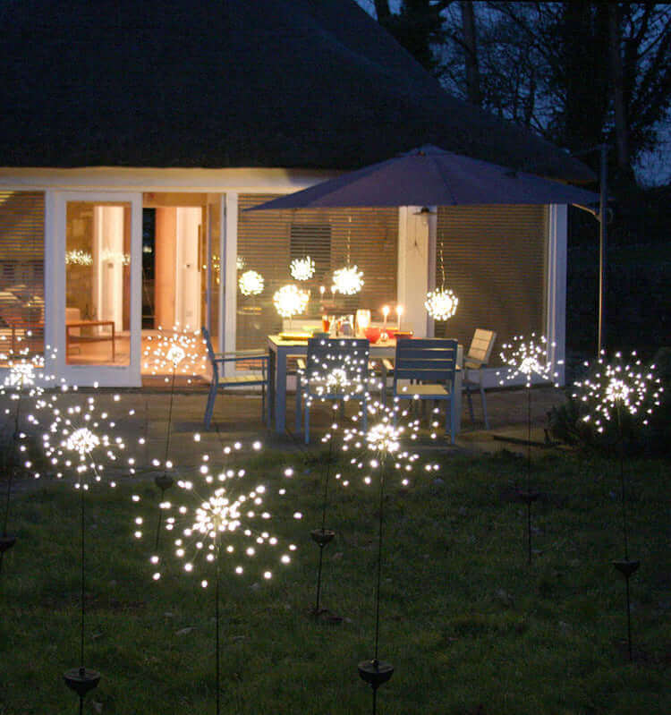 Outdoor Solar String Lights Copper Wire Fairy Lights