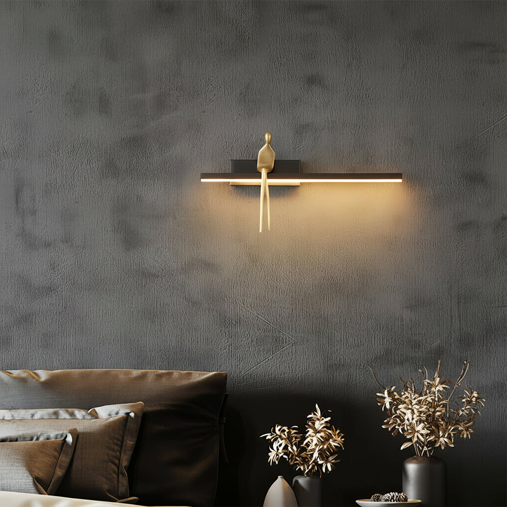 Luxury Copper LED Wall Light Fixture - Cofik