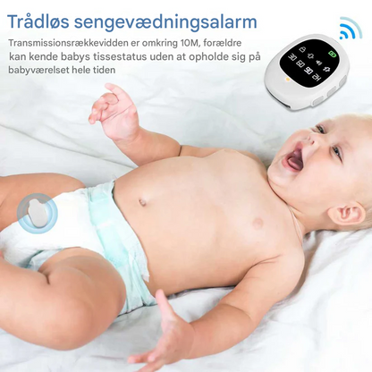 Rechargeable Wireless Bedwetting Alarm with Vibration Alert