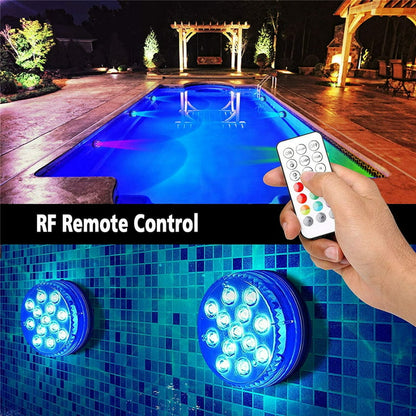 Colorful Pool Light with 10 LED Underwater Lights