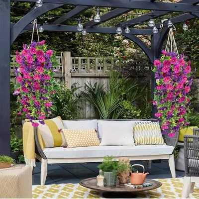 Colorful Outdoor Flower Hanging Planter