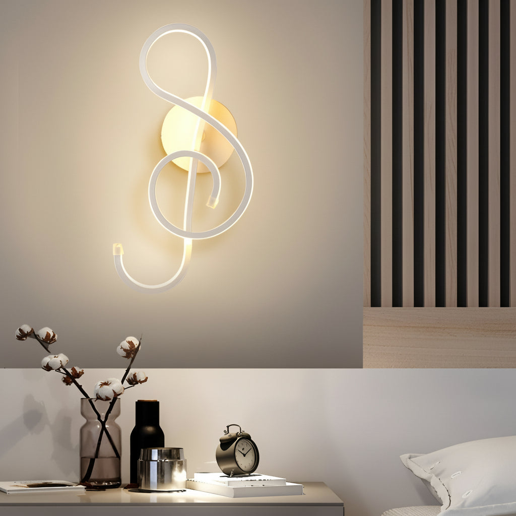 Contemporary Music Theme LED Wall Light
