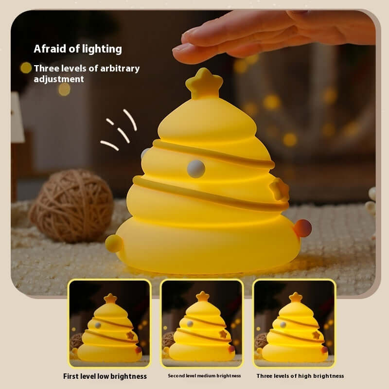 Fun Kids Night Lamp USB Rechargeable Silicone Table Light