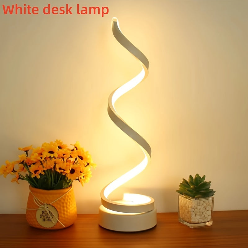 Stylish Spiral Desk Lamp
