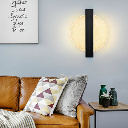 Contemporary LED Wall Light – Sleek Glass Bedroom Sconce