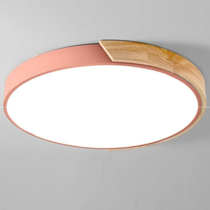 Stylish Wooden LED Ceiling Light Fixture