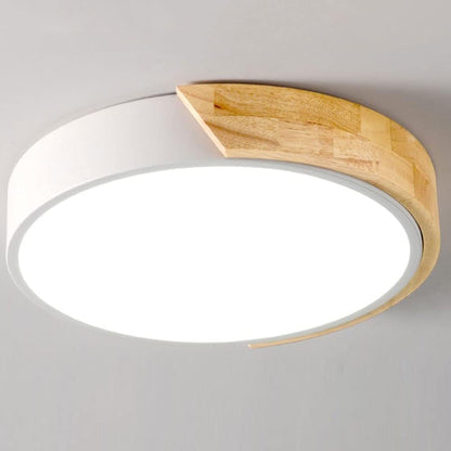 Stylish Wooden LED Ceiling Light Fixture