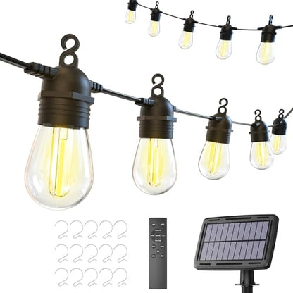 Solar Powered Fairy String Lights with Remote Control