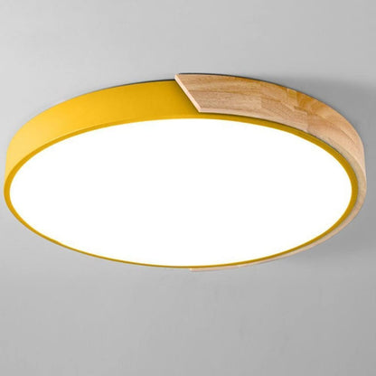 Stylish Wooden LED Ceiling Light Fixture