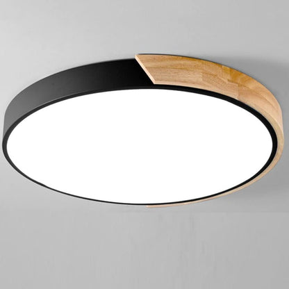 Stylish Wooden LED Ceiling Light Fixture