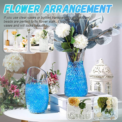 Colorful Crystal Water Gel Beads 17-20mm Decorative Soil