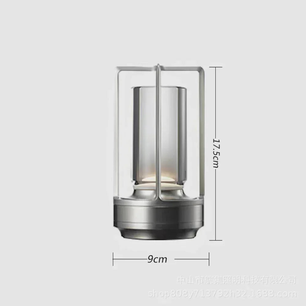 Compact LED Glass Desk Lamp