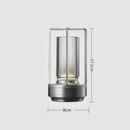 Compact LED Glass Desk Lamp